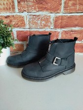 Damen topshop schwarz leder - topshop,