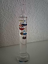 Vintage Galileo Thermometer Glasthermometer 4 Kugeln  Handmade in German Retro ❤