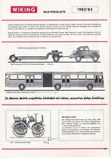 Wiking Bild-Preisliste 1982/83, Prospekt, mit Preisangaben, geringe Mängel (6)