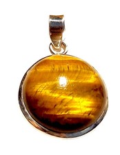 Silber Anhänger Tigerauge