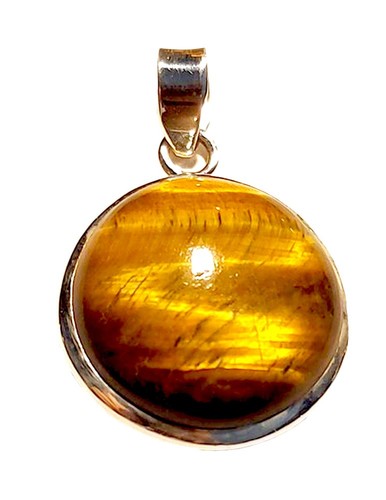 Silber anhänger tigerauge - silber,