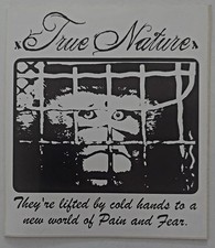 xTRUE NATUREx Aufkleber / Sticker - Neu VEGAN STRAIGHT EDGE ANIMAL LIBERATION