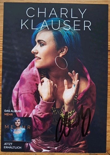 Charly klauser orig autogramm - charly,