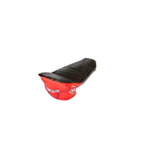 Simson sitzbezug schwarz rot - simson, schwarz/rot