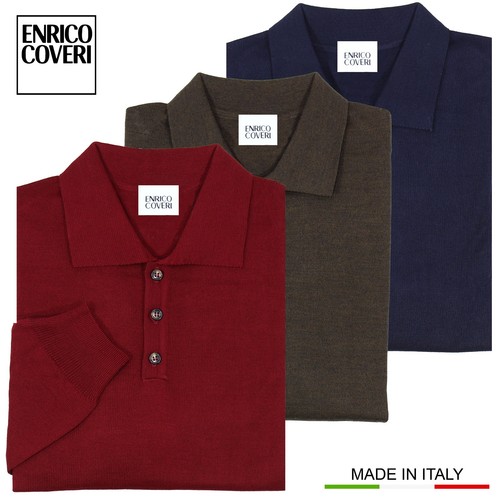 Herren strick poloshirt - strick,