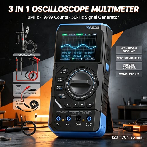 Oszilloskop multimeter - 3-in-1,