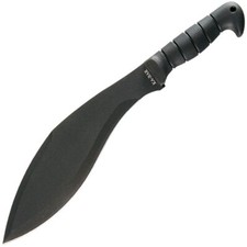 Ka-Bar Machete 29 cm Klinge aus 1085 Kohlenstoffstahl mit Leder/Cordura-Scheide