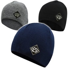 Mütze Winter Cap Warmer Beanie Kappe Hut Fans Schlagring Hooligans Ultras Acryl