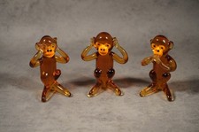 Lauscha Glas Figuren 3 weisen