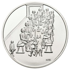 Preussen Silbermedaille o.J. (v. Huta) Friedrich Wilhelm I. PP- Gew: 36,9g/925