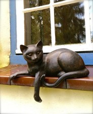 Skulptur katze lebendige - skulptur,