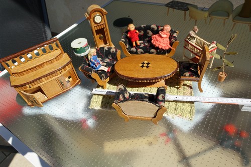 Dekoratives puppenwohnzimmer - dekoratives,