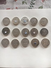 Drittes Reich 15 Stück Silber 5 Reichsmark  Paul von Hindenburg mit HK