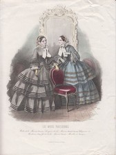 Original-Modedruck aus: Les Modes Parisiennes, no. 655. [Second Empire]. Compte 