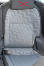 Roomster 5J Sitz Rückbank Rücksitzbank Lehne hinten rechts