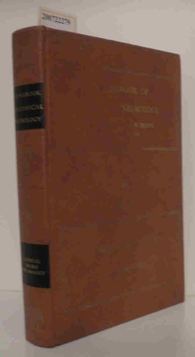 Handbook clinical neurology - handbook, of