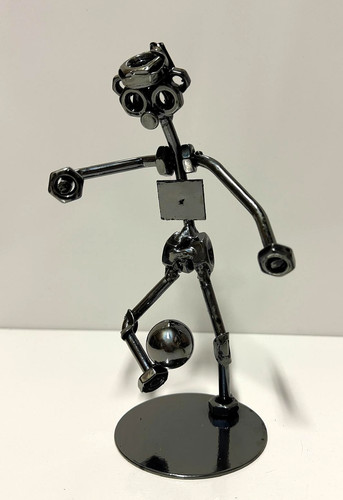 Metallfigur fußballspieler - metallfigur,