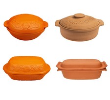 TONTOPF MIT DECKEL Bräter BROTTOPF Brotbackform Keramiktopf 2,5 L oder 4 L