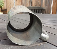 Bierkrug  Englischer Pweter Half Pint Glasboden,stark gebraucht.