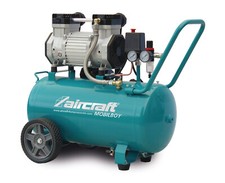 Aircraft Druckluft Kompressor MOBILBOY SILENCE 401/50OFE LEISE ÖLFREI 10bar 50L