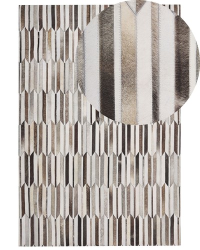 Moderner leder teppich - moderner, leder-teppich