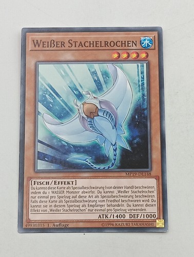 Einzelkarte weißer - yu-gi-oh,