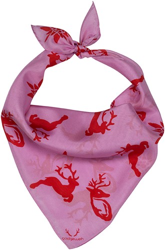 Trachtentuch rosa rot - rosa, red