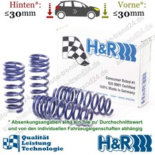 H&R Tieferlegungsfedern 30mm