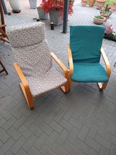 Schwingsessel Holz Schaukelstuhl Relaxstuhl