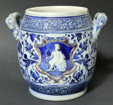 Alter Westerwälder Tabaktopf Historismus tobacco Kautabaktopf Kautabak Topf Dose