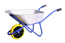 Kelberg Schubkarre AGRO 130L Garten Schubkarre verzinkte Mulde PU Rad ⭐⭐⭐⭐⭐