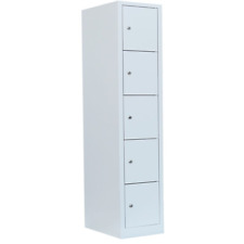 XXL Schließfachschrank/Schulspind mit 40cm Fachbreite Spind Lichtgrau 523910