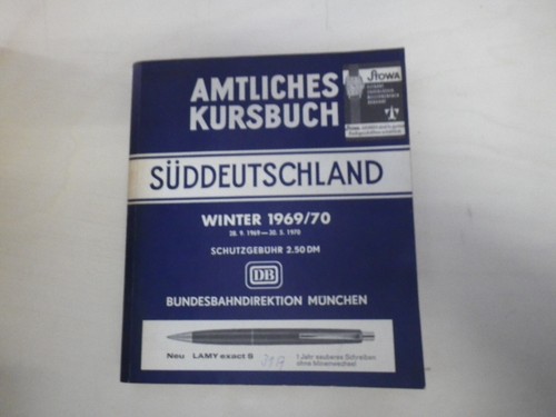 Amtliches kursbuch - a,