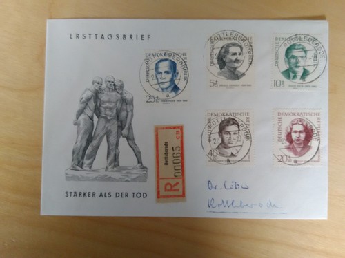 Ddr 1962 fdc 881 - 1962;, 881-885