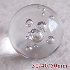 Klare Kristall Glaskugel mit