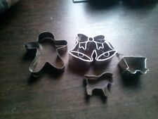 Ausstechformen Plätzchen Weihnachten Glocken Lebkuchenmann Pferd Zug Set