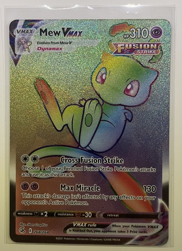 Pokémon card mew vmax 268 - card,