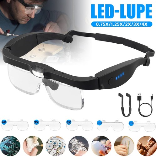 Led stirnlupe kopflupe - stirnlupe,
