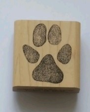Pfötchen Pfote Stempel Deko Basteln Post Briefe Postkarten DIY Kreativität Hund