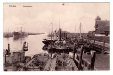 AK Emden Außenhafen 1908