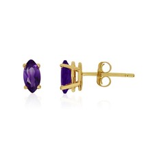 LXR 14k Gelbgold Amethyst