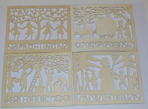 Holzbilder der jahreszeiten - der, 4