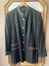 Damen Janker Trachtenjacke 40 42 Schneiders Salzburg dunkelgrau Seide / Leinen