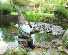 Zwerg angler gartenzwerg angel - angler,