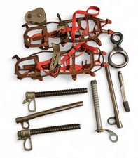 Vintage Eisschrauben Salewa + Steigeisen Stubai Tirol