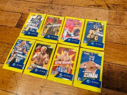 Zima trading cards new japan - cards,