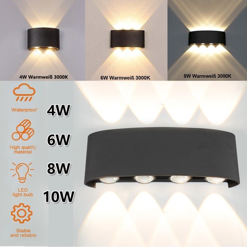 10w led wandleuchte - 6w,