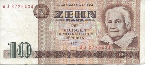 Geldschein banknote ddr - geldschein,