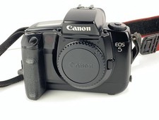 Canon EOS 5 AF analoge Spiegelreflexkamera Vintage 35 mm breiter Riemen nur Gehäuse getestet funktioniert