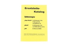 Ersatzteileliste für Seitenwagen Elastik, TM und Super Elastik